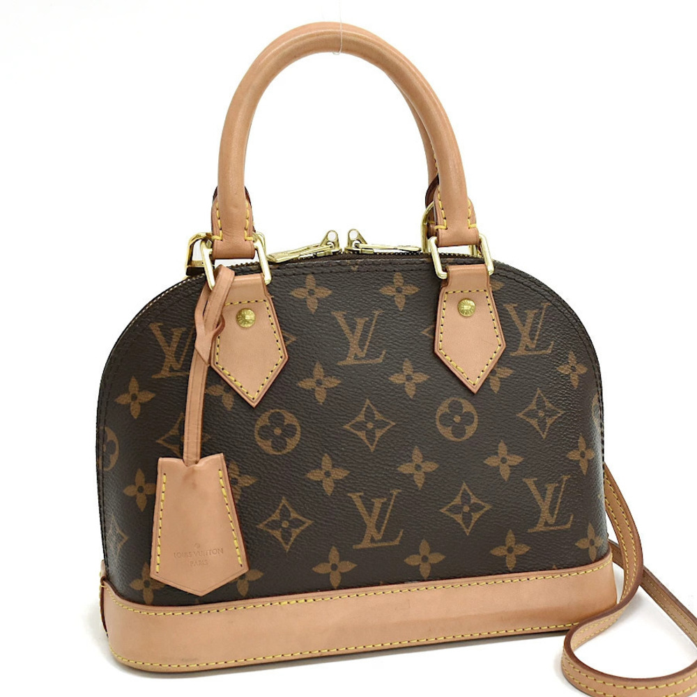 Louis Vuitton Alma handbag Monogram canvas leather brown